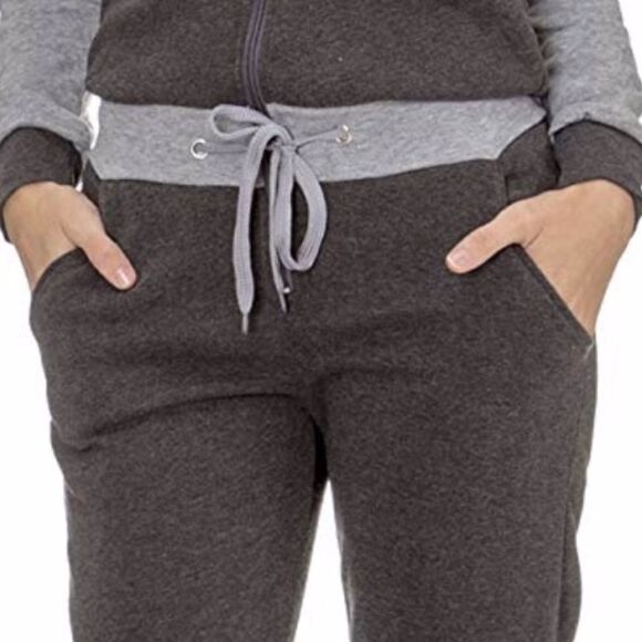 WOMENS NYC ONE PIECE HOODIE  FLEECE JUMPERSUITS - Picture 6 of 6